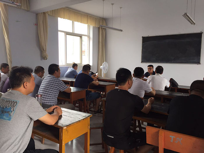 2017年8月份高技工、中技工的考試現(xiàn)場(chǎng)